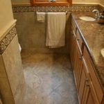 small bathroom floor tile design ideas