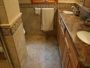 small bathroom floor tile design ideas