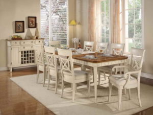 white dining room furniture