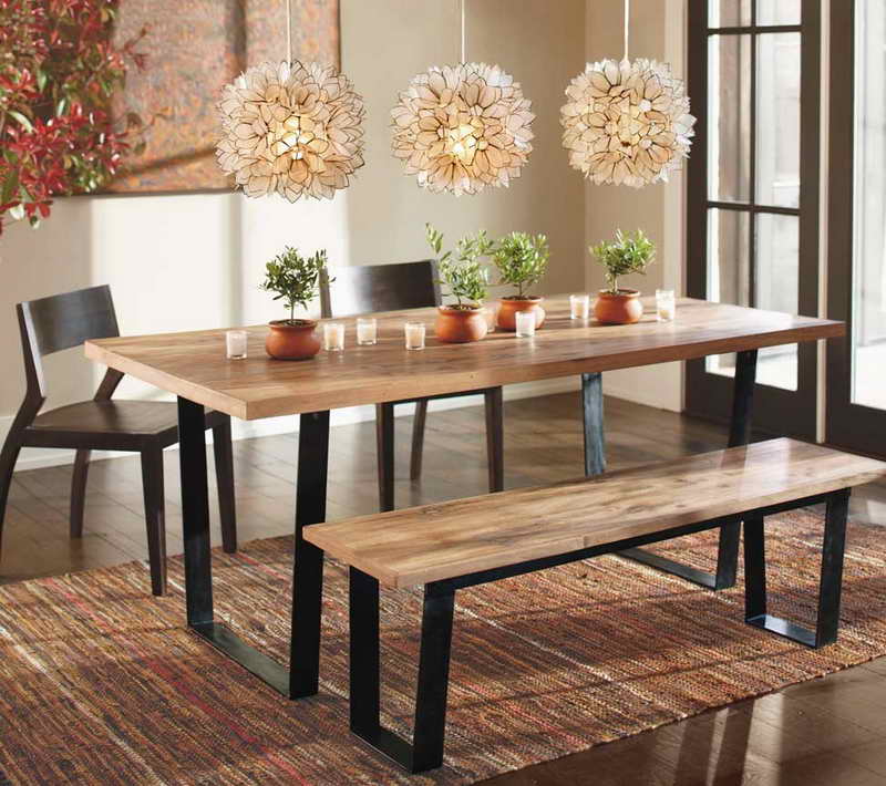 Rustic Dining Room Lighting