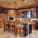 Rustic Kitchen Lighting