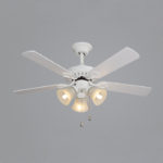 White Chandelier Ceiling Fan