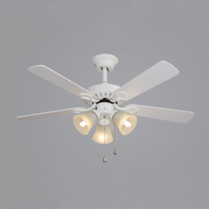 White Chandelier Ceiling Fan