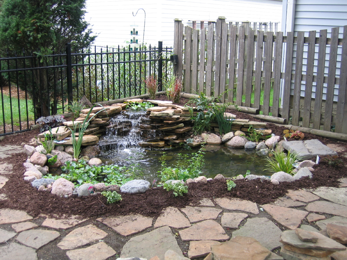 build garden waterfall