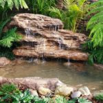garden pond waterfall