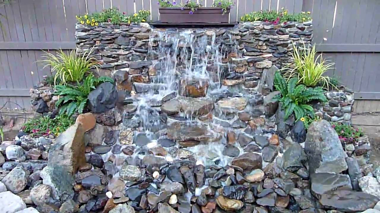 garden waterfall design