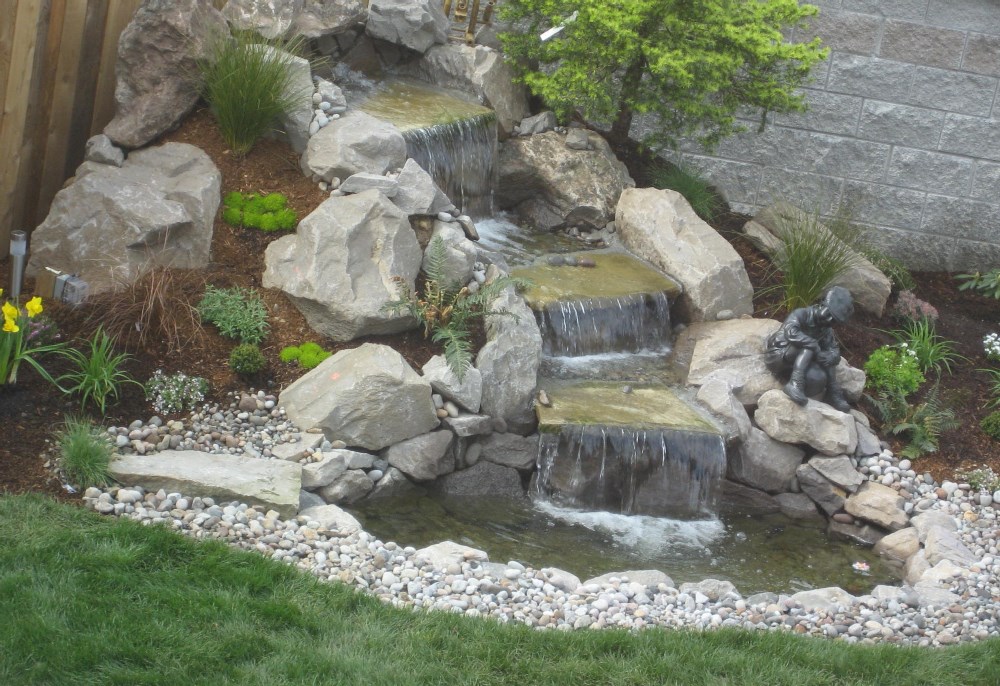 Garden Waterfall for the Pond in Your Garden