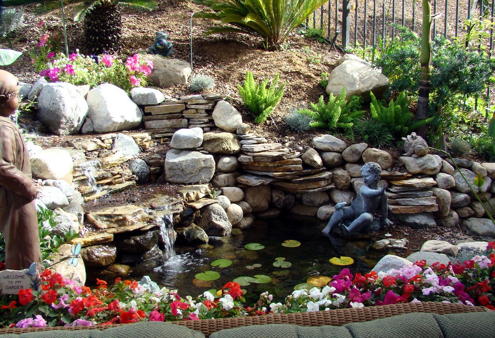 garden waterfall