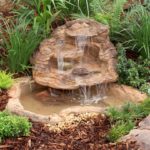 small garden waterfall